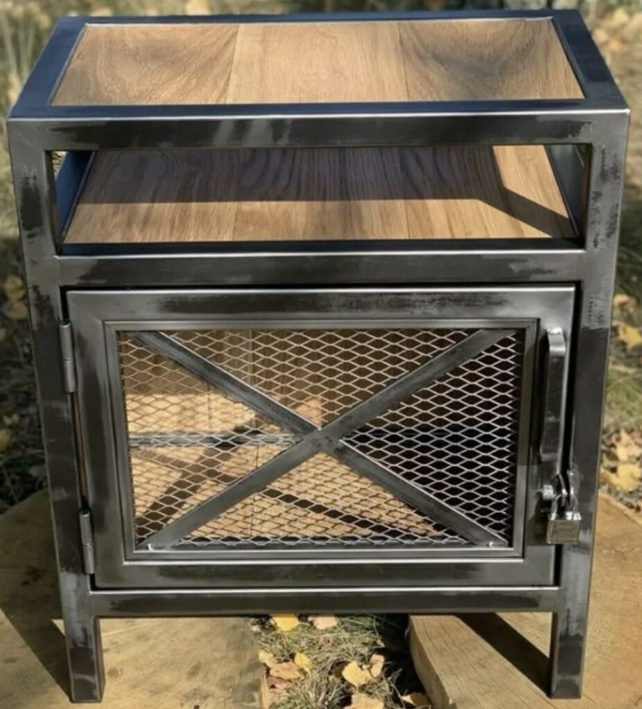 Mobiliers Bois Metal Ferronnerie Art Metallerie Sur Mesure Faireonlycreations Clermont Ferrand Puy De Dome 926x1024