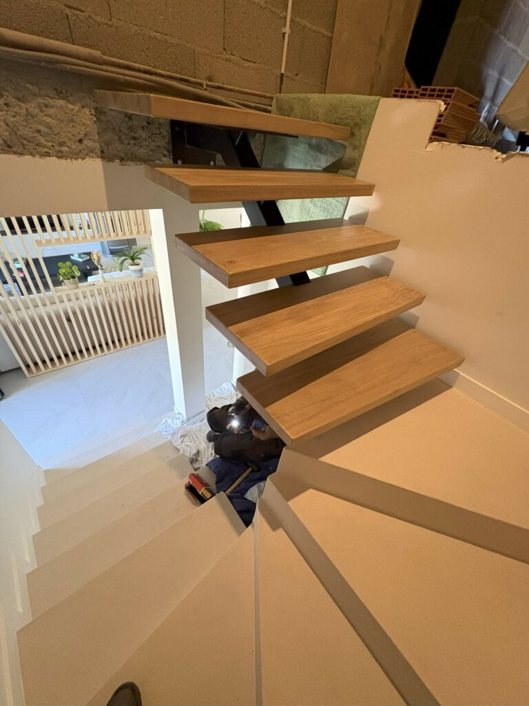 conception 3d escalier bois metal metallerie sur mesure faireonlycreations clermont ferrand puy de dome1