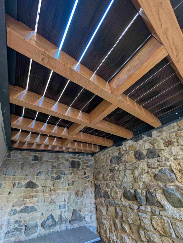 terrasse suspendue metal ipe heb bois lates structure metallique faireonlycreations clermont ferrand puy de dome 